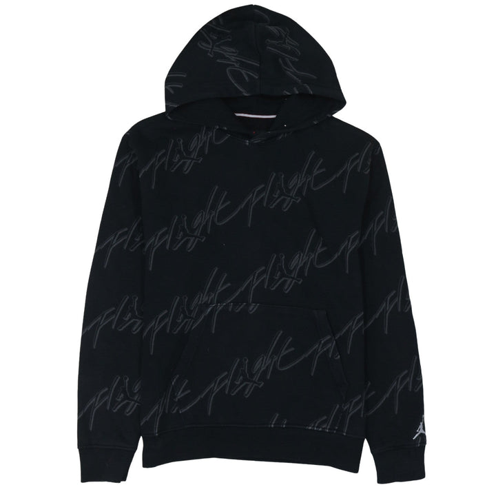 Jordan Men's Black Flight Logo Pullover Hoodie Size M