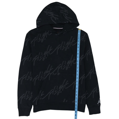 Jordan Men's Black Flight Logo Pullover Hoodie Size M