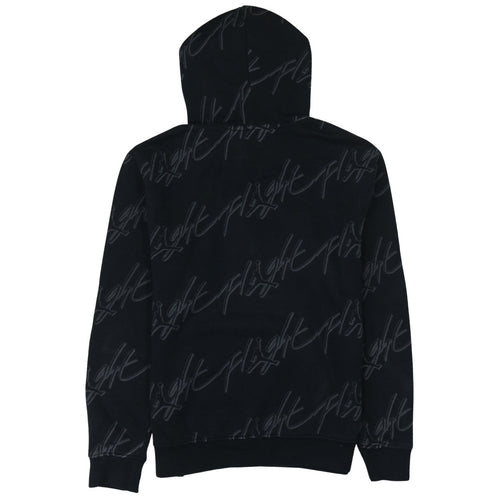 Jordan Men's Black Flight Logo Pullover Hoodie Size M