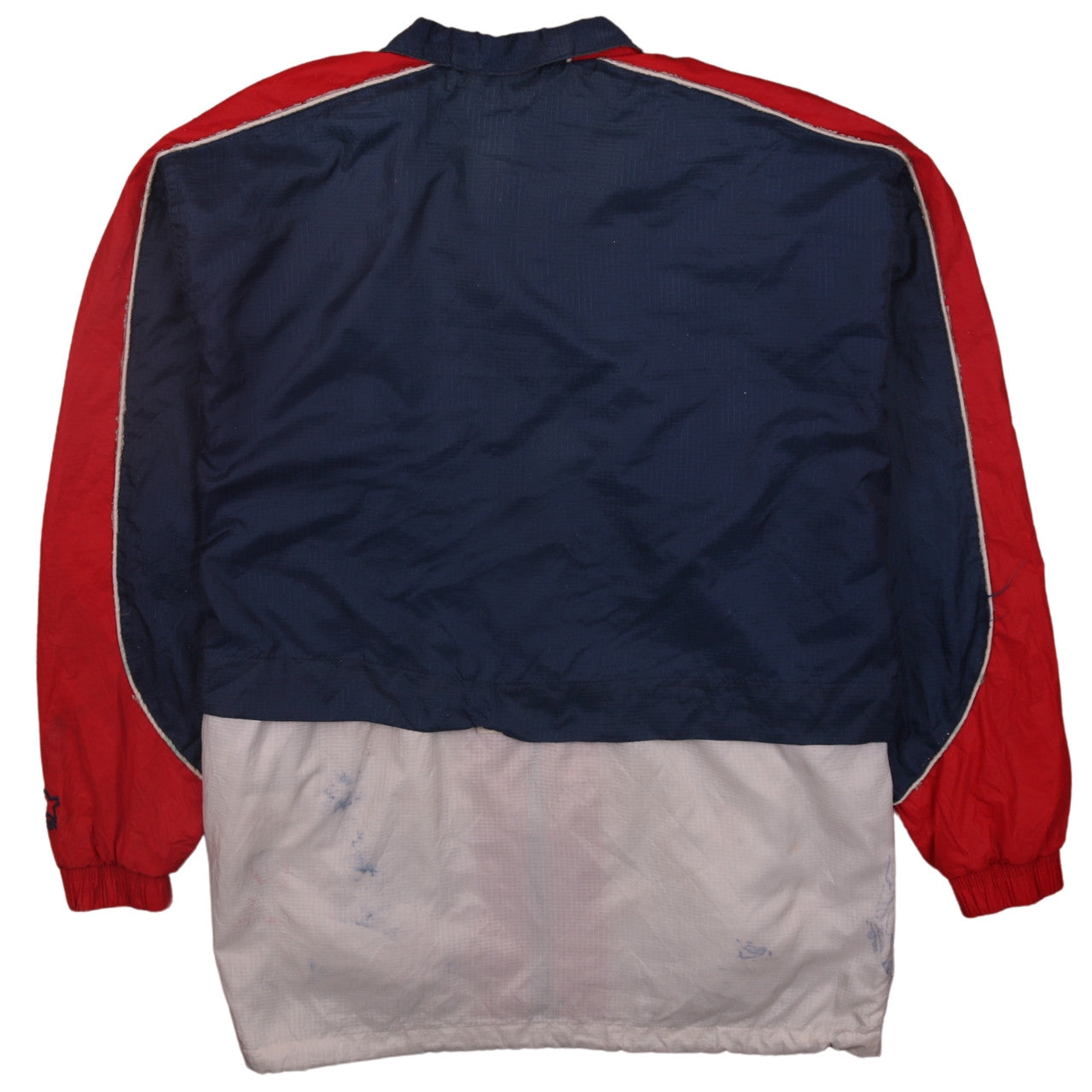 Starter Men's Blue Red White Windbreaker Jacket Size S Retro 90s