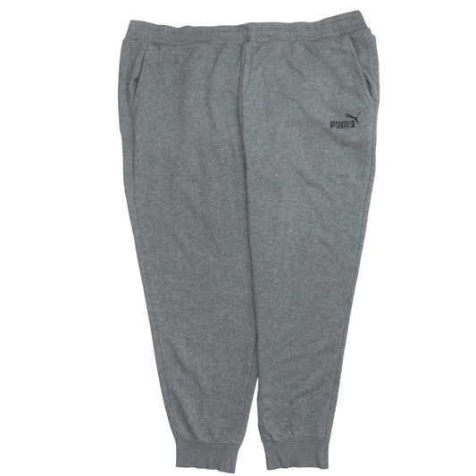 Puma Mens Grey 2XL Jogger Sweatpants Tapered Fit