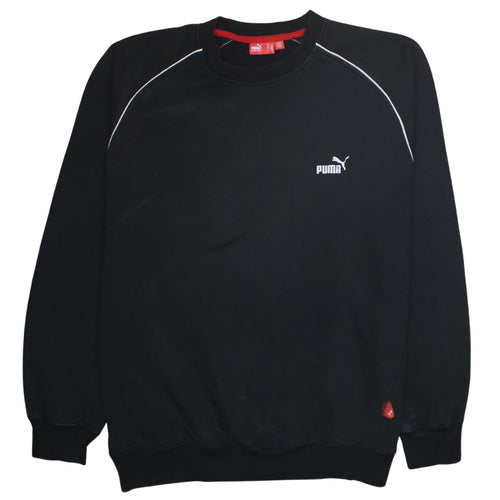 Puma Men's Black XL Crew Neck Pullover Sweatshirt