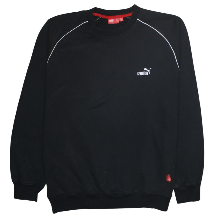 Puma Men's Black XL Crew Neck Pullover Sweatshirt