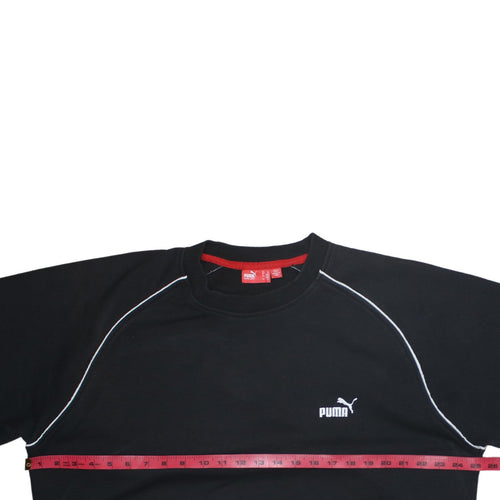 Puma Men's Black XL Crew Neck Pullover Sweatshirt