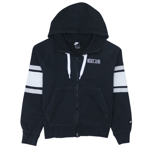 Nike Air Men's Black Full Zip Hoodie Small Cotton Blend