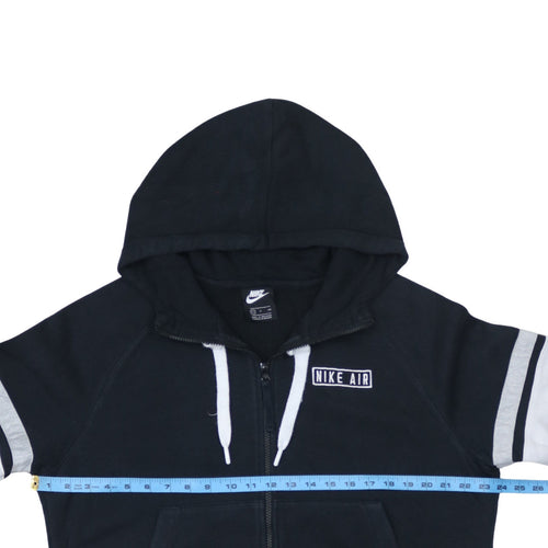 Nike Air Men's Black Full Zip Hoodie Small Cotton Blend