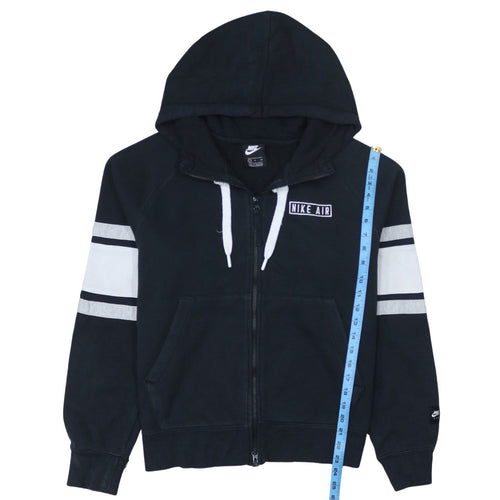 Nike Air Men's Black Full Zip Hoodie Small Cotton Blend