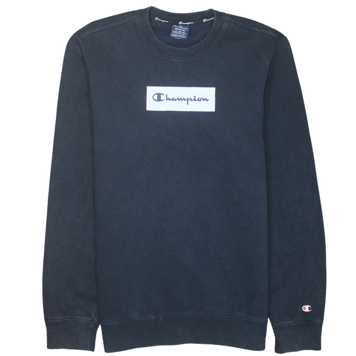 Champion Men's Black Medium Pullover Logo Sweatshirt
