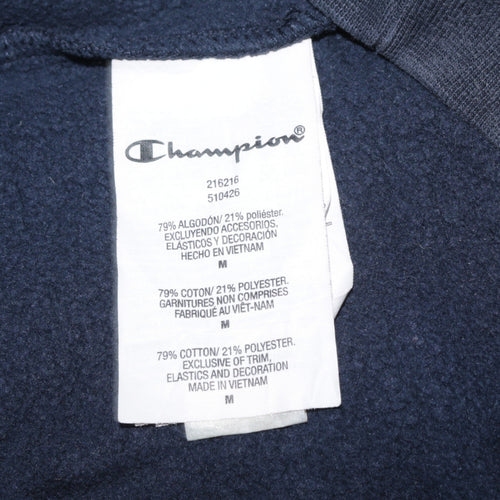 Champion Men's Black Medium Pullover Logo Sweatshirt