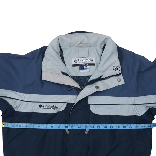 Columbia Men’s Blue Interchange Waterproof Parka Jacket M