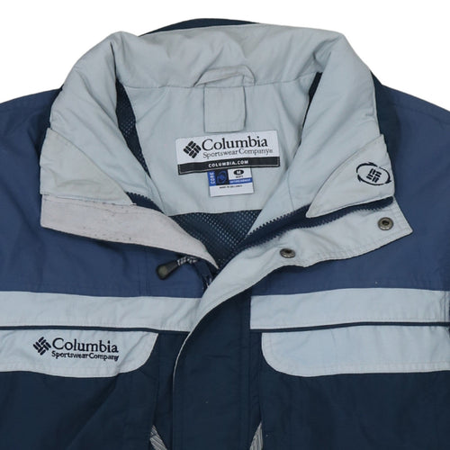 Columbia Men’s Blue Interchange Waterproof Parka Jacket M