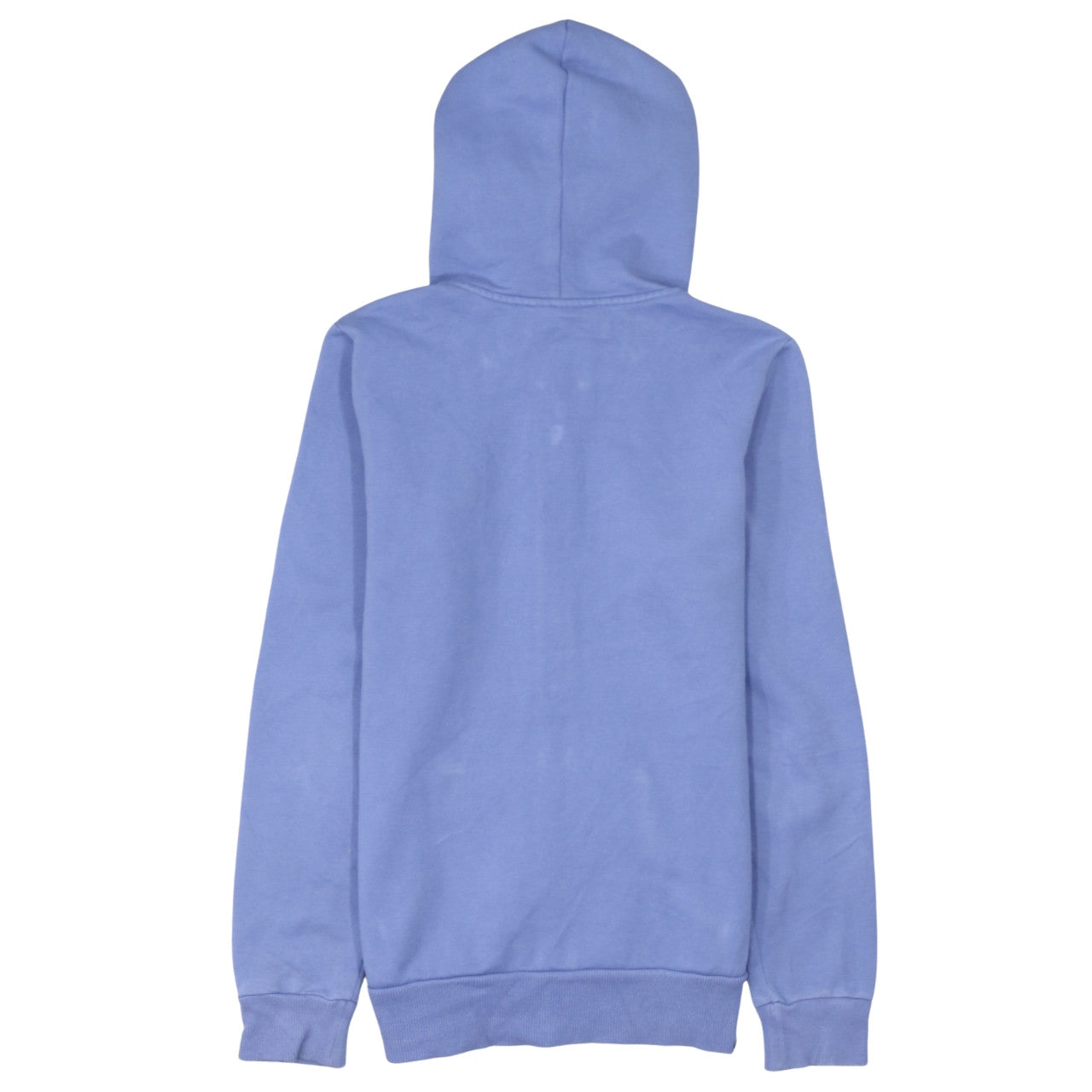 Puma Women Blue Full Zip Hoodie UK 12 Cotton Blend Casual
