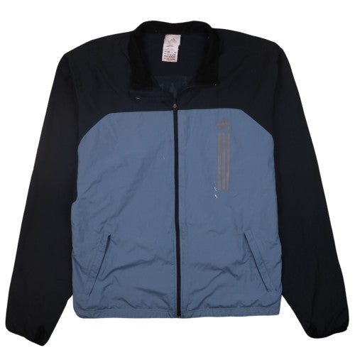 Adidas Men’s Blue XL Track Jacket Lightweight Full Zip Sportswear
