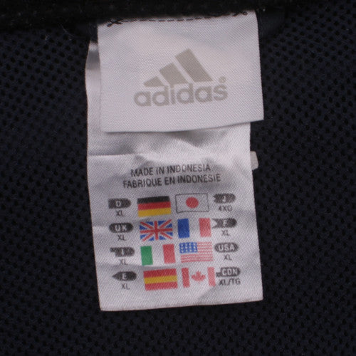 Adidas Men’s Blue XL Track Jacket Lightweight Full Zip Sportswear