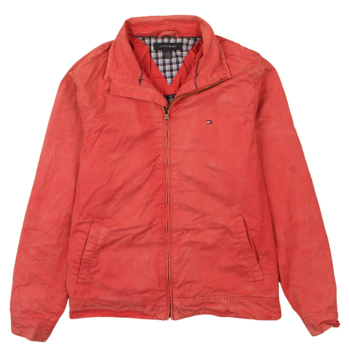Tommy Hilfiger Men’s Red Cotton Bomber Jacket Size S