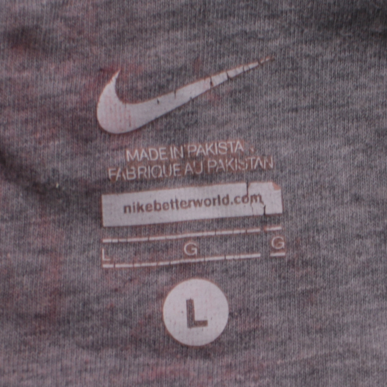 Nike Men's Black Full Zip Logo Hoodie L Regular Fit