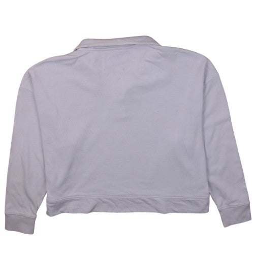 Tommy Hilfiger Women’s Grey 1/2 Zip Pullover Sweatshirt Size L