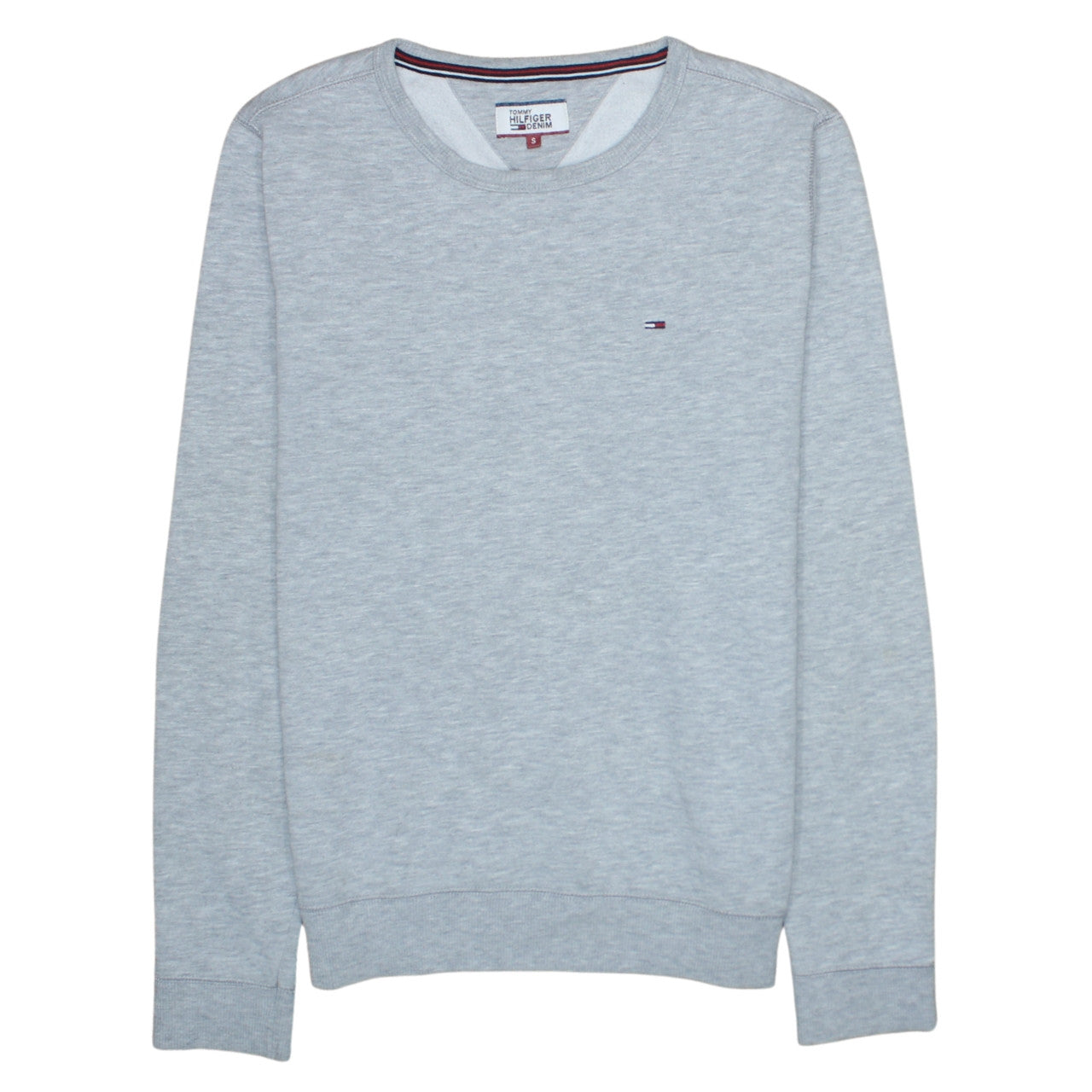 Tommy Hilfiger Men's Grey Crew Neck Sweatshirt Size S Classic Fit