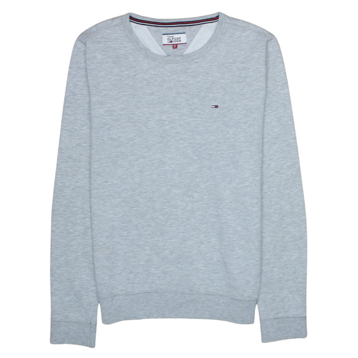 Tommy Hilfiger Men's Grey Crew Neck Sweatshirt Size S Classic Fit