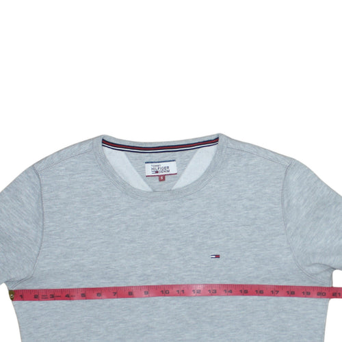 Tommy Hilfiger Men's Grey Crew Neck Sweatshirt Size S Classic Fit