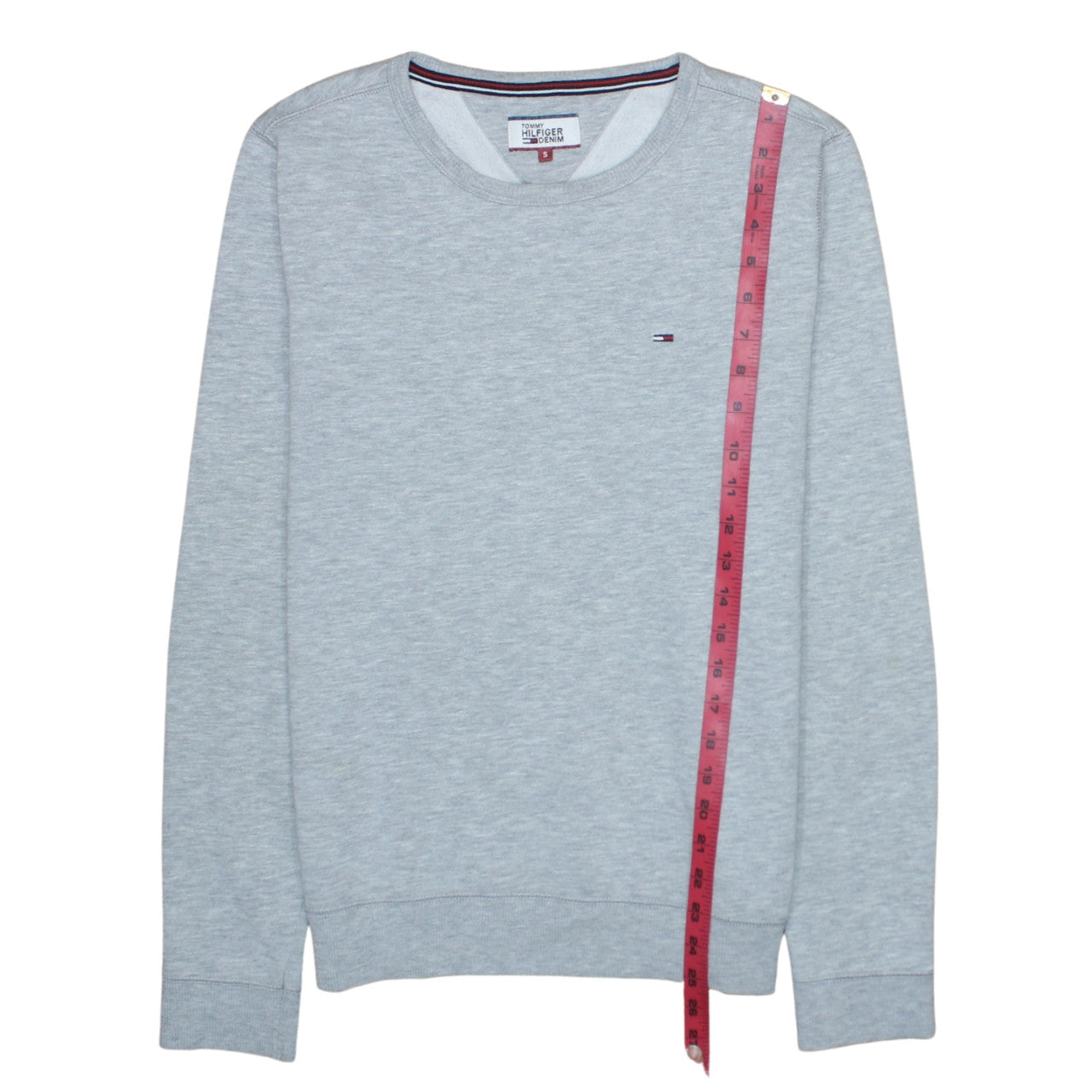 Tommy Hilfiger Men's Grey Crew Neck Sweatshirt Size S Classic Fit