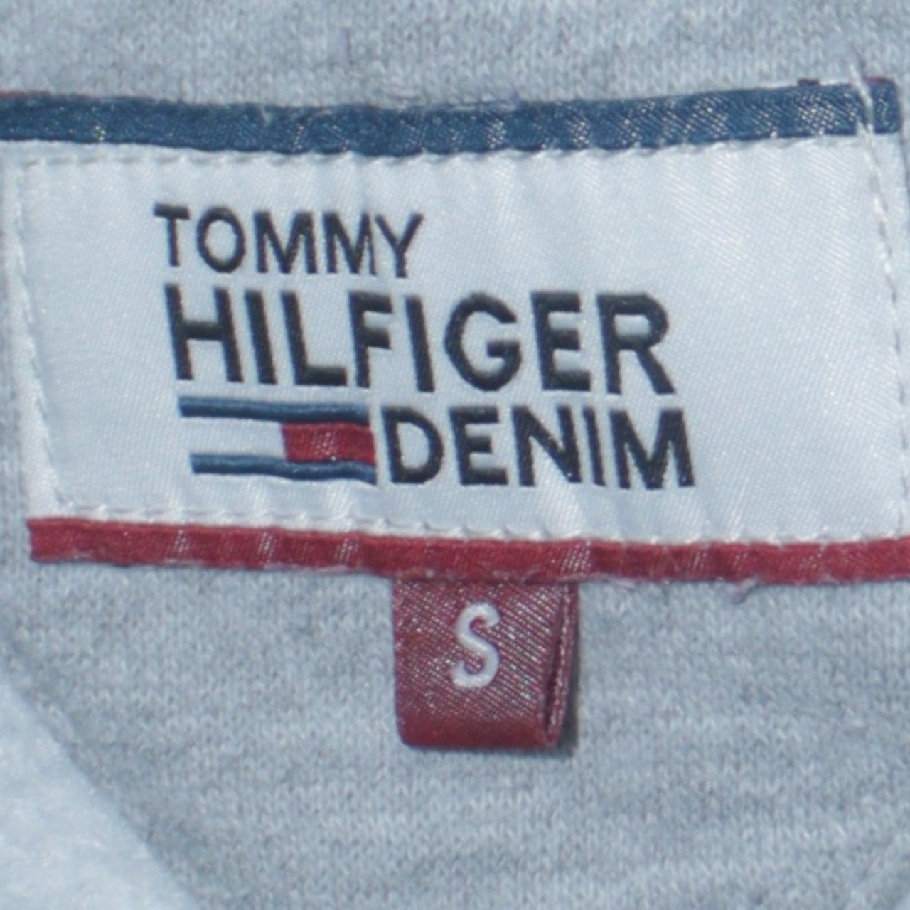 Tommy Hilfiger Men's Grey Crew Neck Sweatshirt Size S Classic Fit