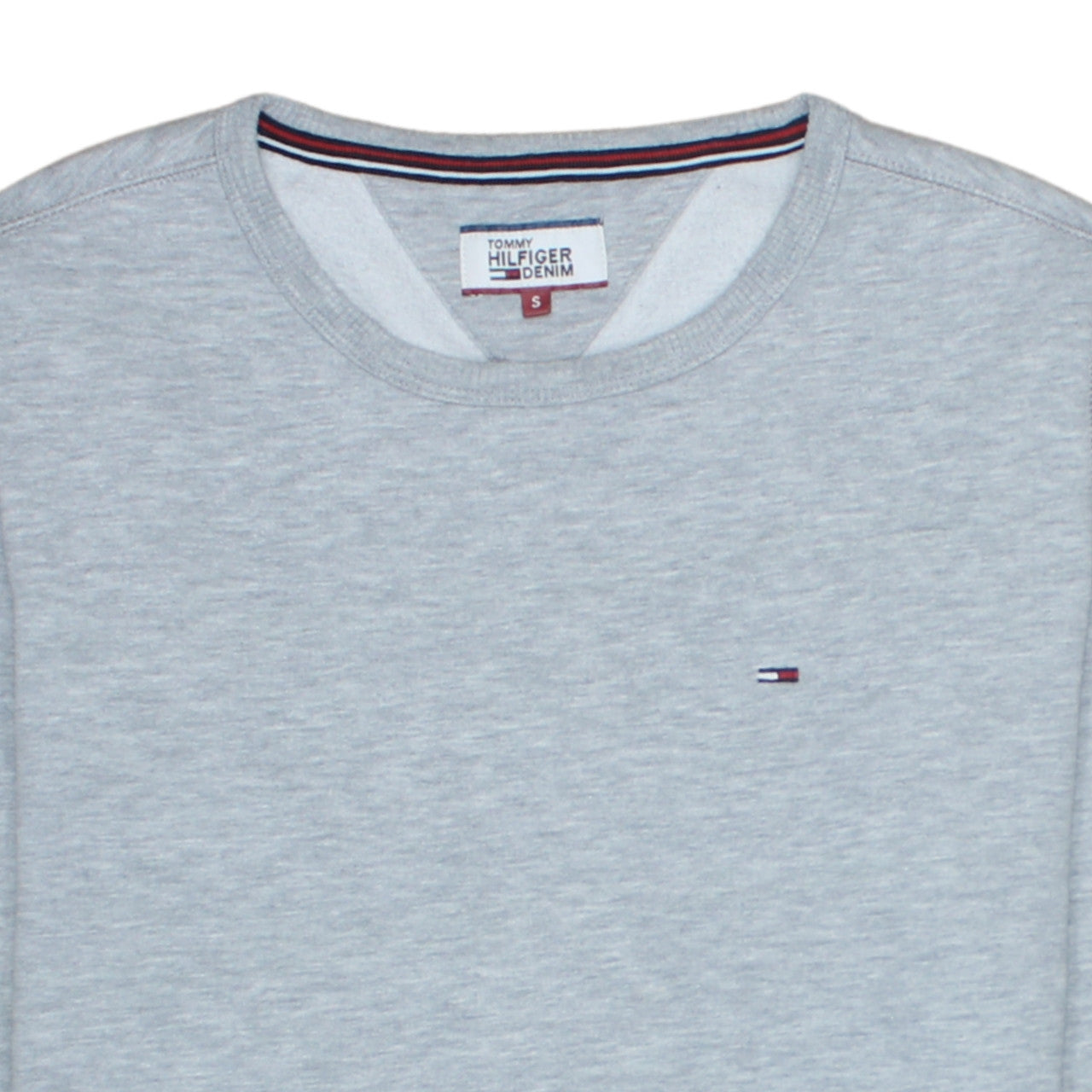 Tommy Hilfiger Men's Grey Crew Neck Sweatshirt Size S Classic Fit