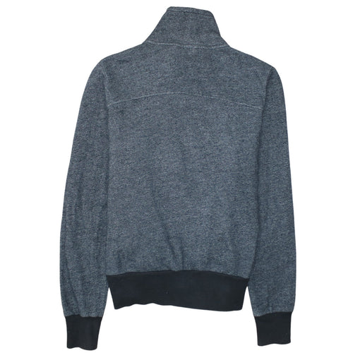 Puma Women's Grey Full Zip Sweatshirt Hoodie Size 12 Cotton Blend