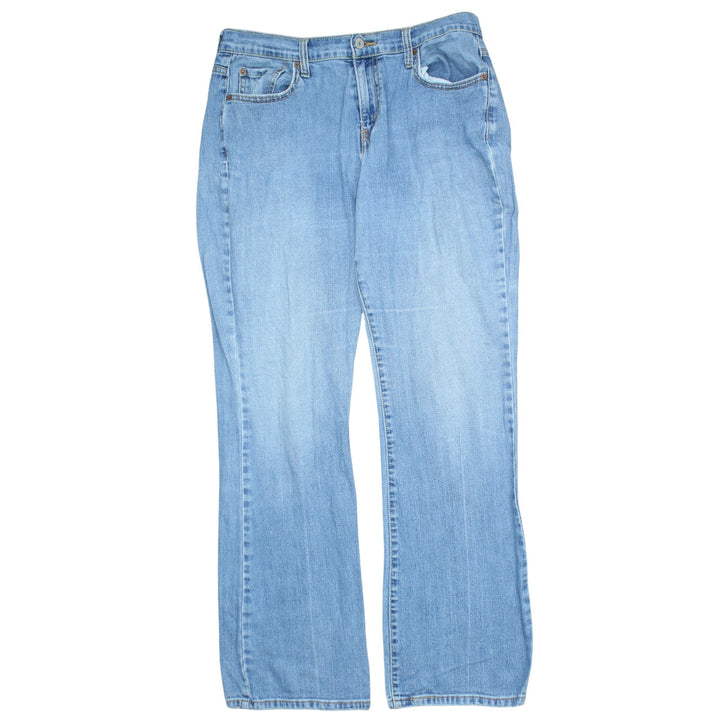 Lee Men’s Blue 38x34 Straight Leg Denim Jeans Cotton