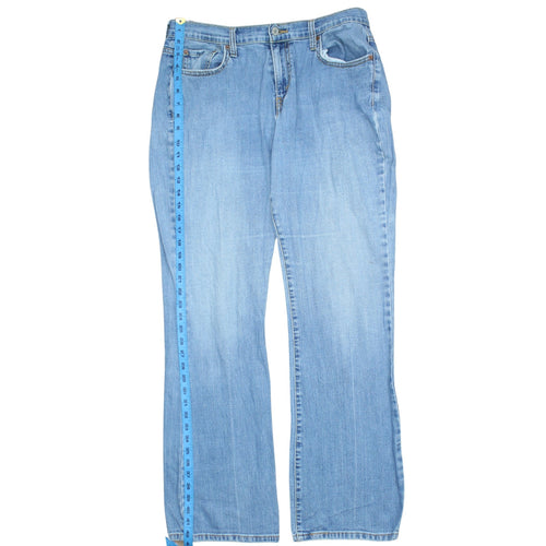 Lee Men’s Blue 38x34 Straight Leg Denim Jeans Cotton