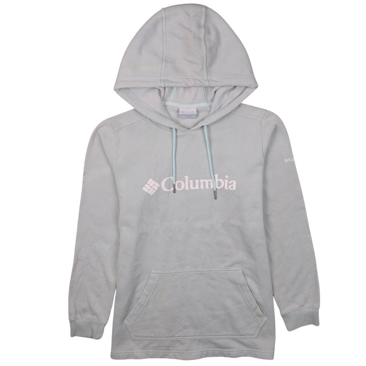 Columbia Womens Light Grey Hooded Pullover Sweatshirt Size M