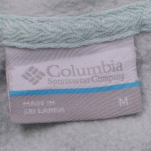 Columbia Womens Light Grey Hooded Pullover Sweatshirt Size M