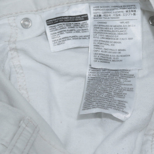 Levi's Women's White 721 High Rise Skinny Jeans Size 30