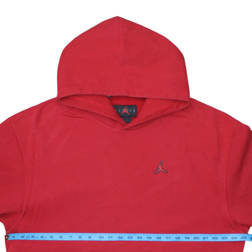 Jordan Men's Red Pullover Hoodie XL Fleece Sportswear