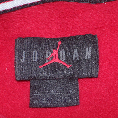 Jordan Men's Red Pullover Hoodie XL Fleece Sportswear