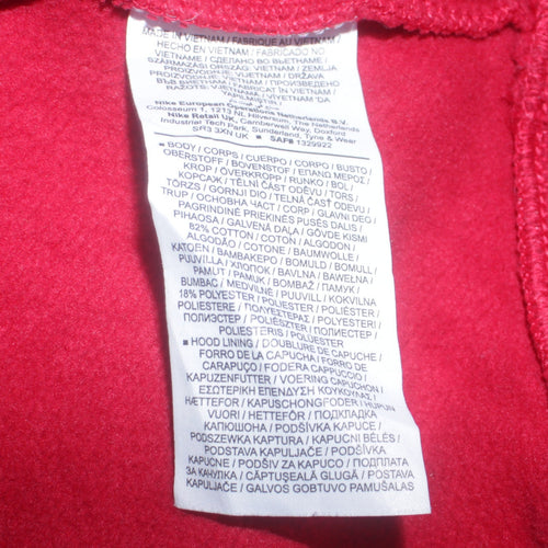 Jordan Men's Red Pullover Hoodie XL Fleece Sportswear