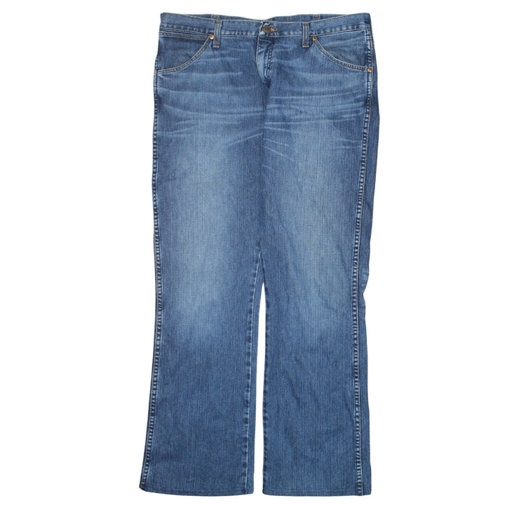 Wrangler Men's Blue Straight Leg Jeans 36W 34L Regular Fit