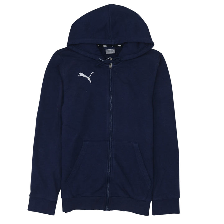 Puma Men's Blue Full Zip Hoodie Small Regular Fit Sportswear