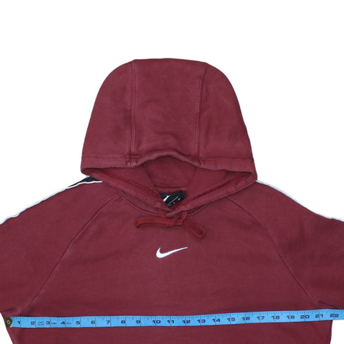 Nike Men's Red Pullover Hoodie Size S Sports Fleece Sweatshirt