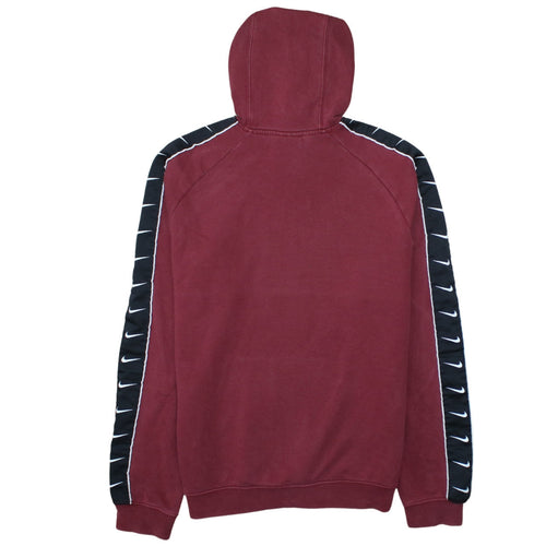Nike Men's Red Pullover Hoodie Size S Sports Fleece Sweatshirt
