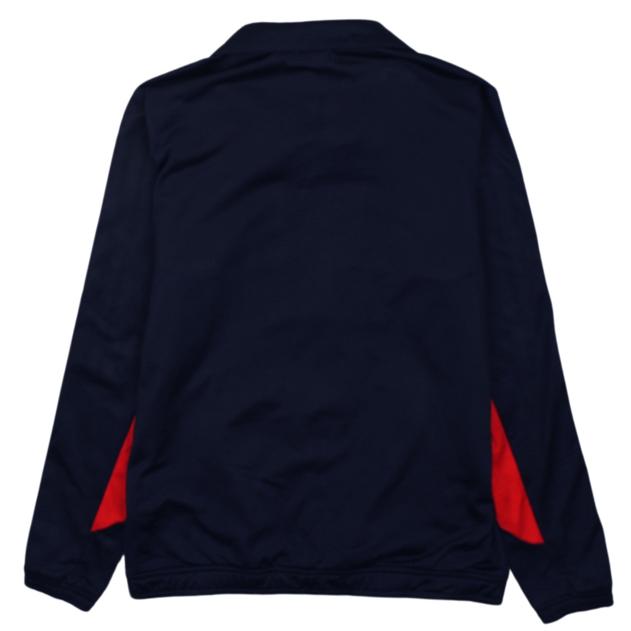 Adidas Boys Navy Full Zip Sweatshirt with White Stripes Size M
