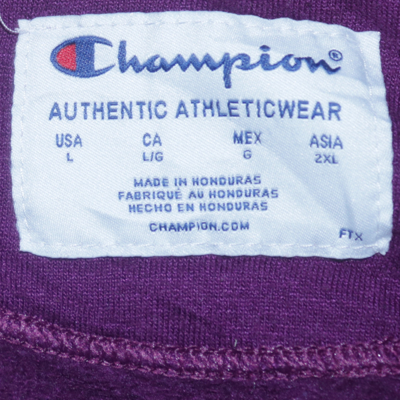 Champion Men's Red L Pullover Sweatshirt Crew Neck Fleece