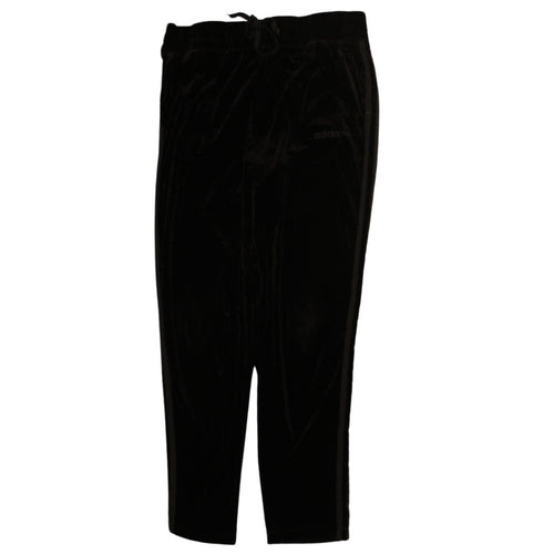 Adidas Women’s Black Velvet Straight Leg Trousers 3XL