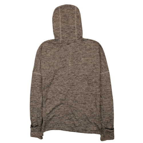 Nike Womens Grey Full Zip Hoodie XS Dri-FIT Lightweight Sportswear