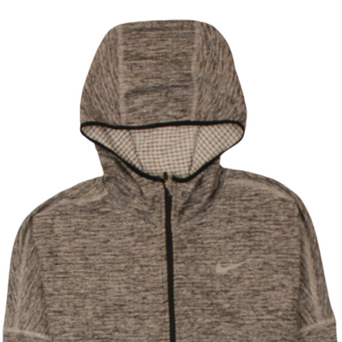 Nike Womens Grey Full Zip Hoodie XS Dri-FIT Lightweight Sportswear