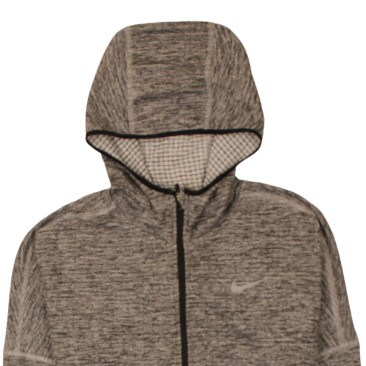 Nike Womens Grey Full Zip Hoodie XS Dri-FIT Lightweight Sportswear