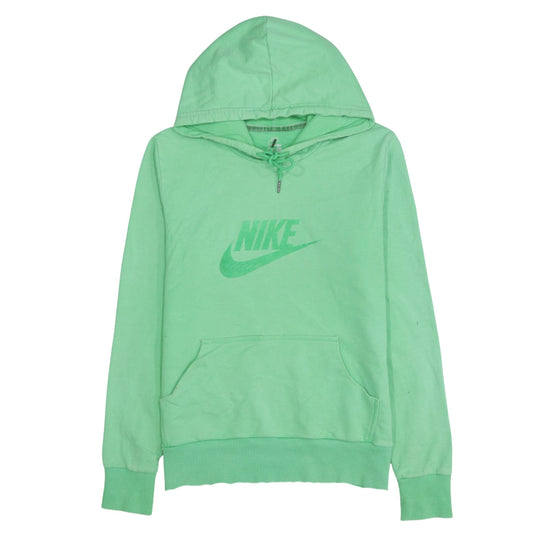 Nike Womens Green Pullover Hoodie XL Relaxed Fit Sportswear