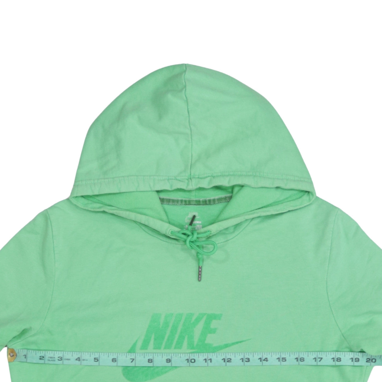 Nike Womens Green Pullover Hoodie XL Relaxed Fit Sportswear