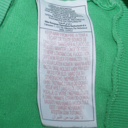 Nike Womens Green Pullover Hoodie XL Relaxed Fit Sportswear