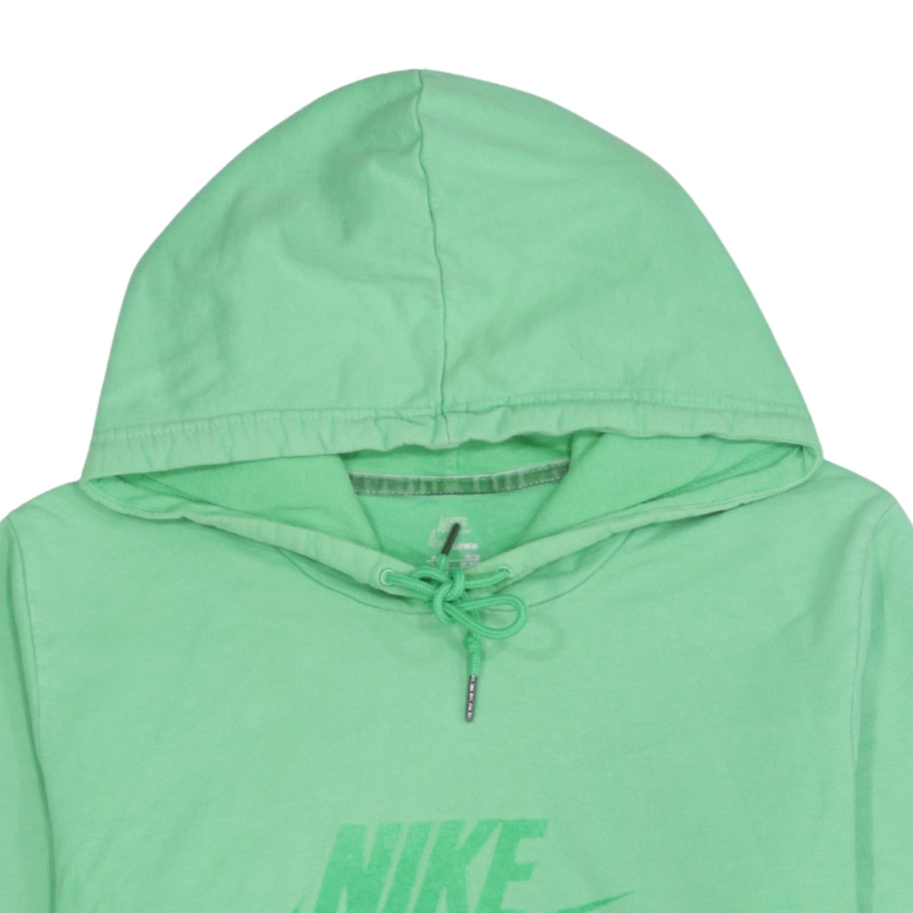 Nike Womens Green Pullover Hoodie XL Relaxed Fit Sportswear